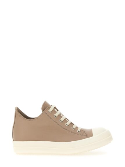 RICK OWENS LEATHER SNEAKER