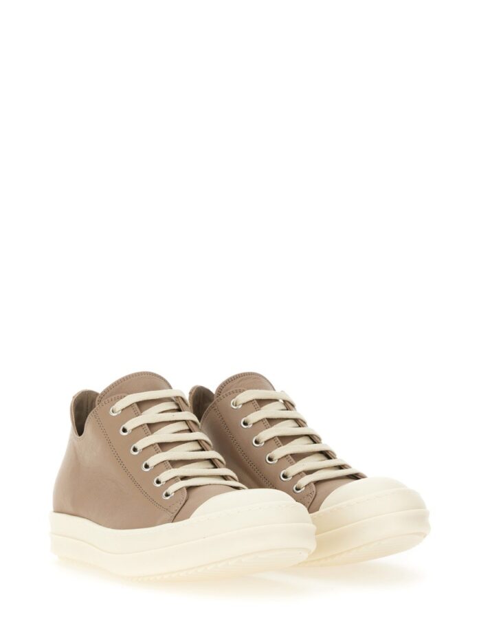 RICK OWENS LEATHER SNEAKER