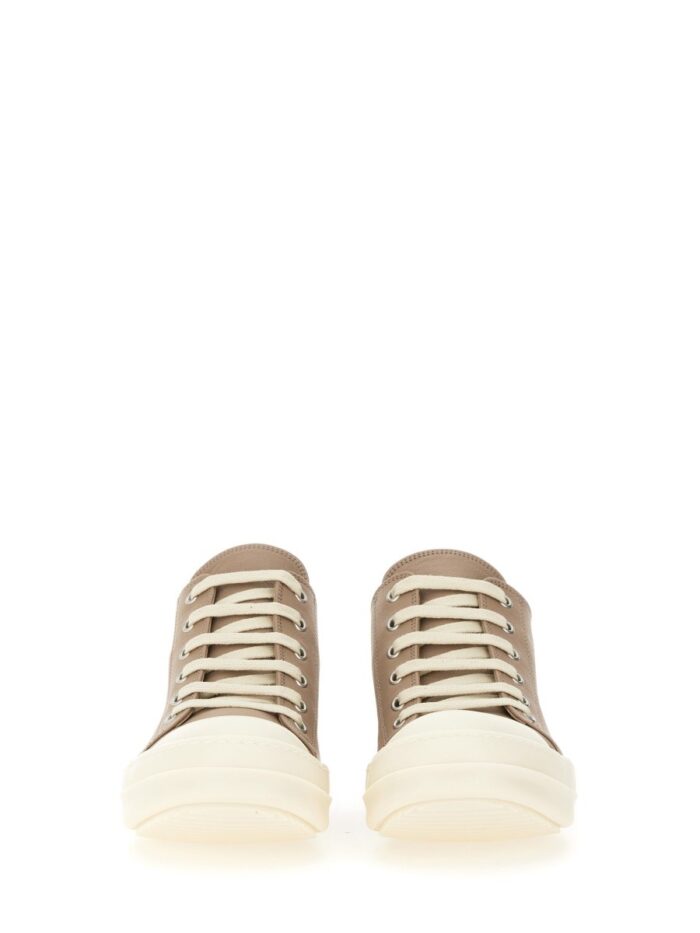 RICK OWENS LEATHER SNEAKER
