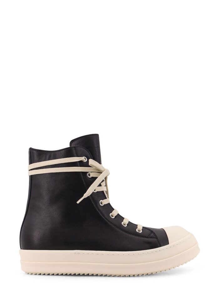 RICK OWENS Leather Sneakers