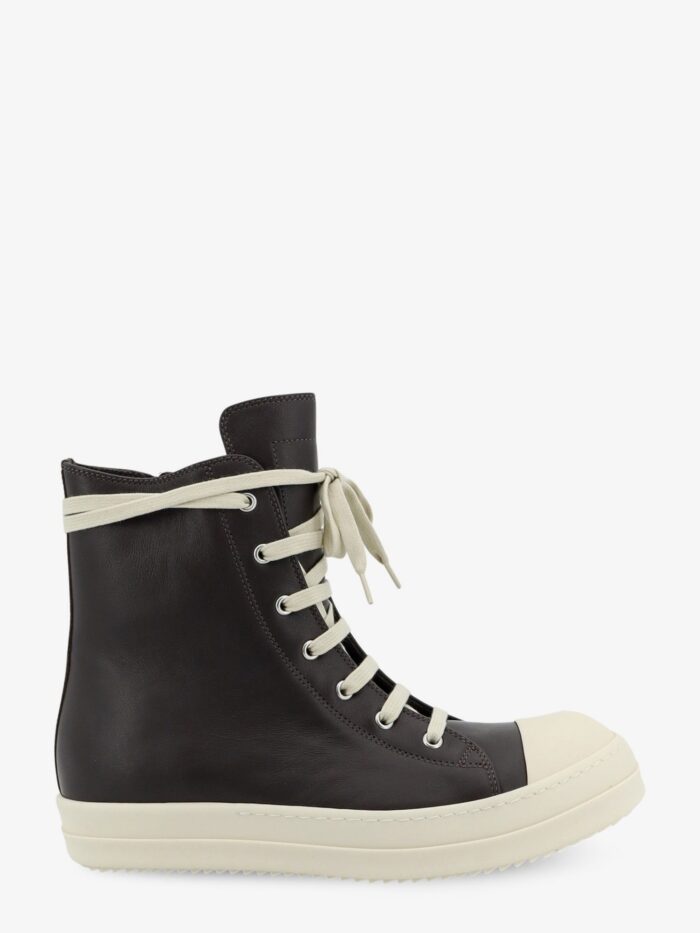 RICK OWENS Leather Sneakers