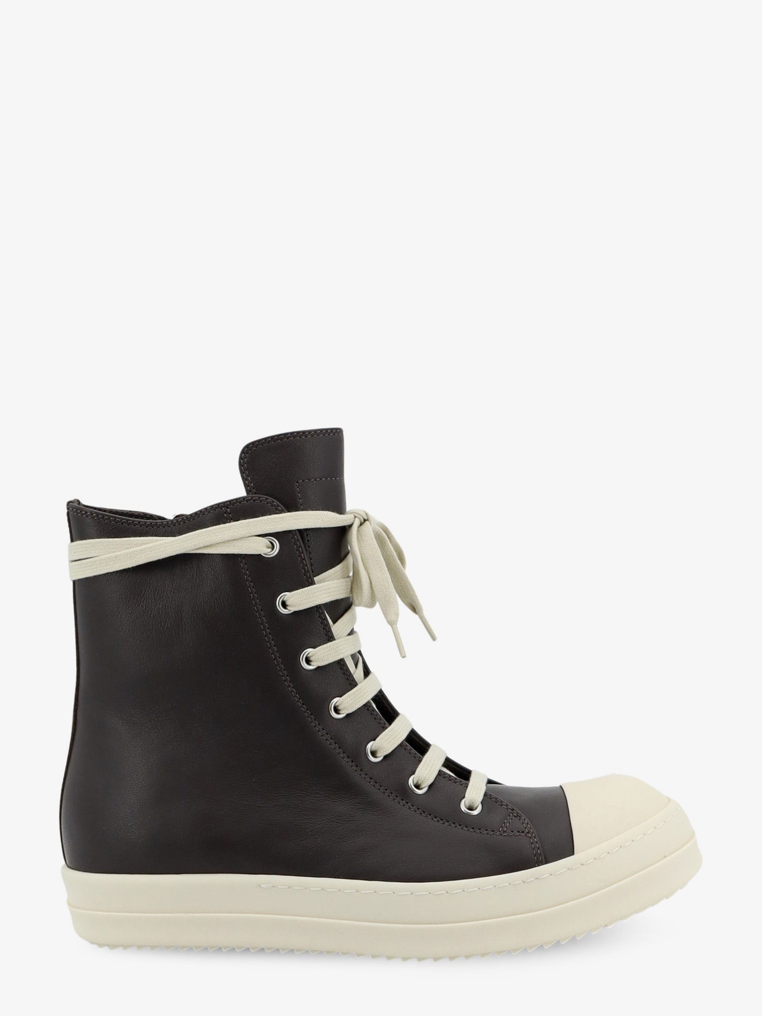 RICK OWENS Leather Sneakers