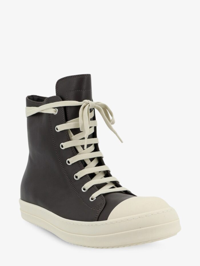 RICK OWENS Leather Sneakers