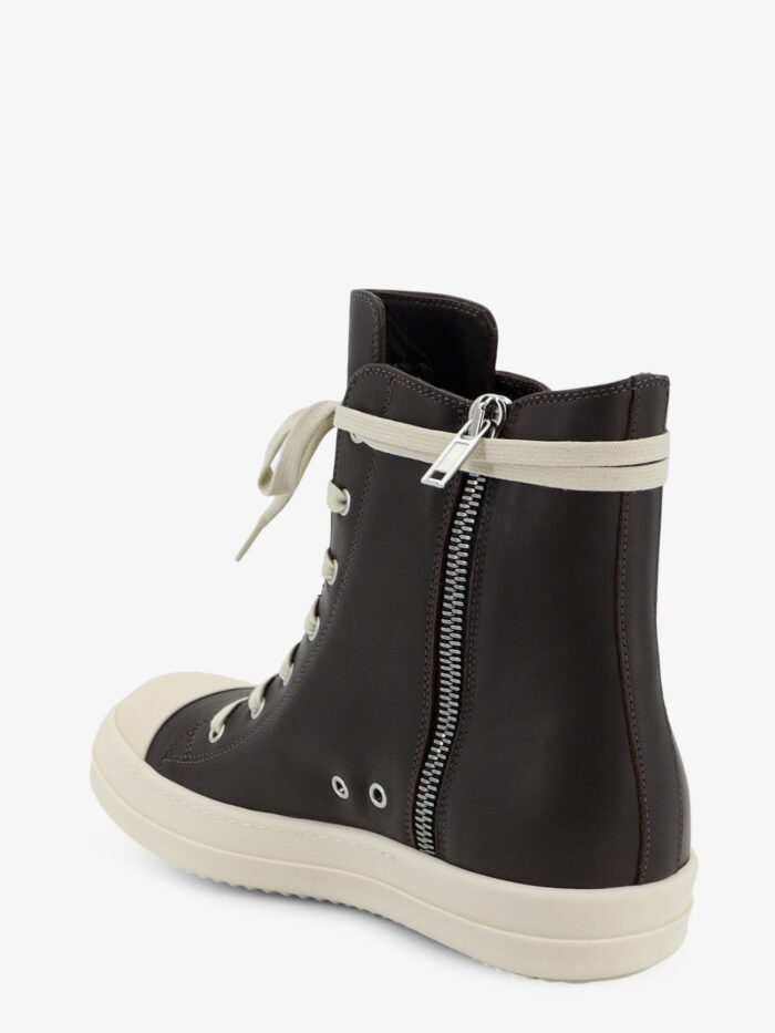 RICK OWENS Leather Sneakers