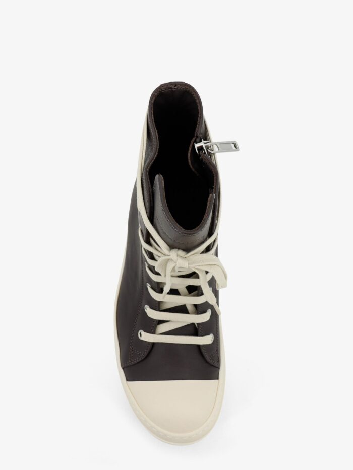 RICK OWENS Leather Sneakers