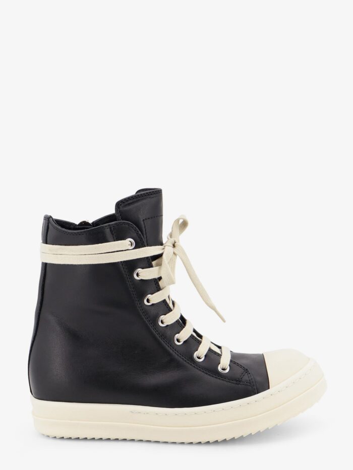 RICK OWENS Leather Sneakers