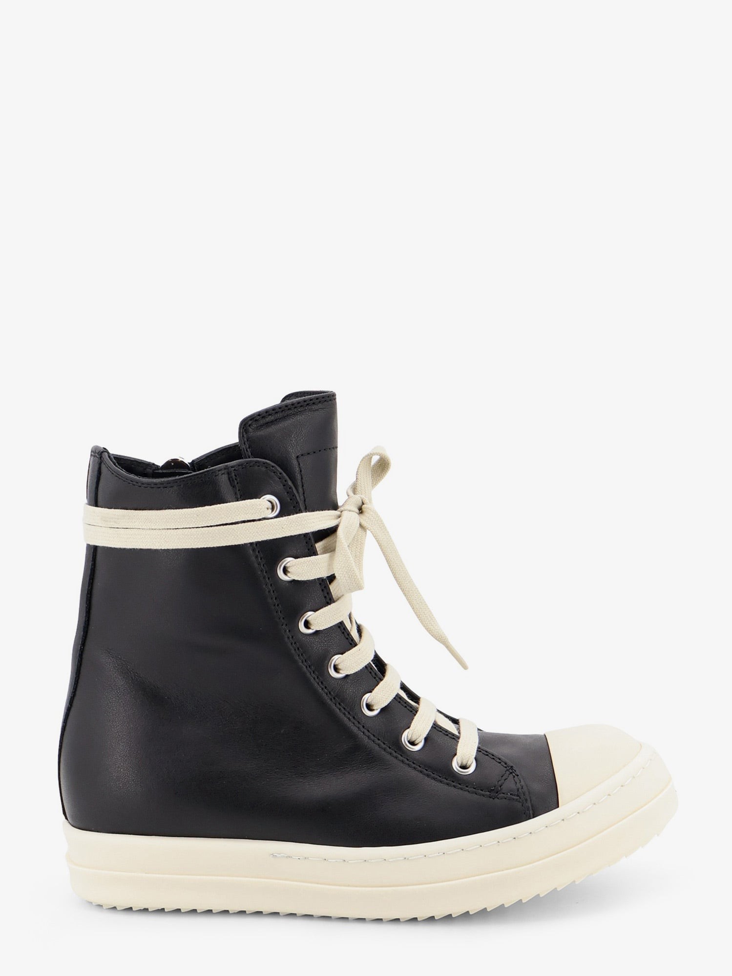 RICK OWENS Leather Sneakers