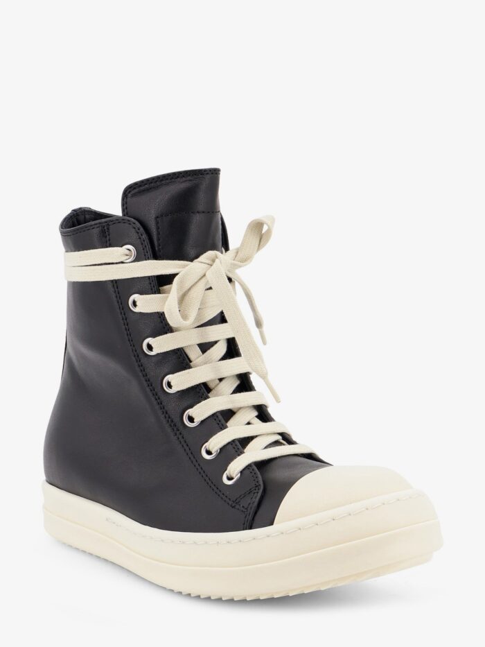 RICK OWENS Leather Sneakers