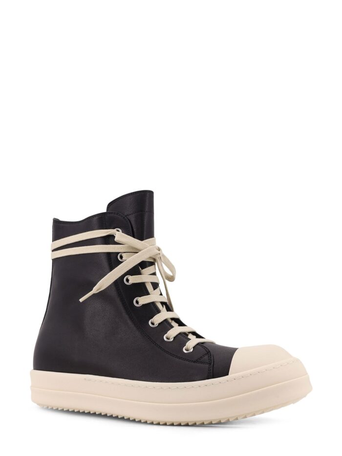 RICK OWENS Leather Sneakers
