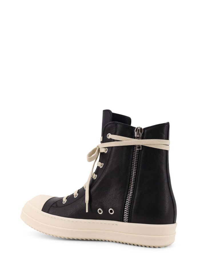 RICK OWENS Leather Sneakers