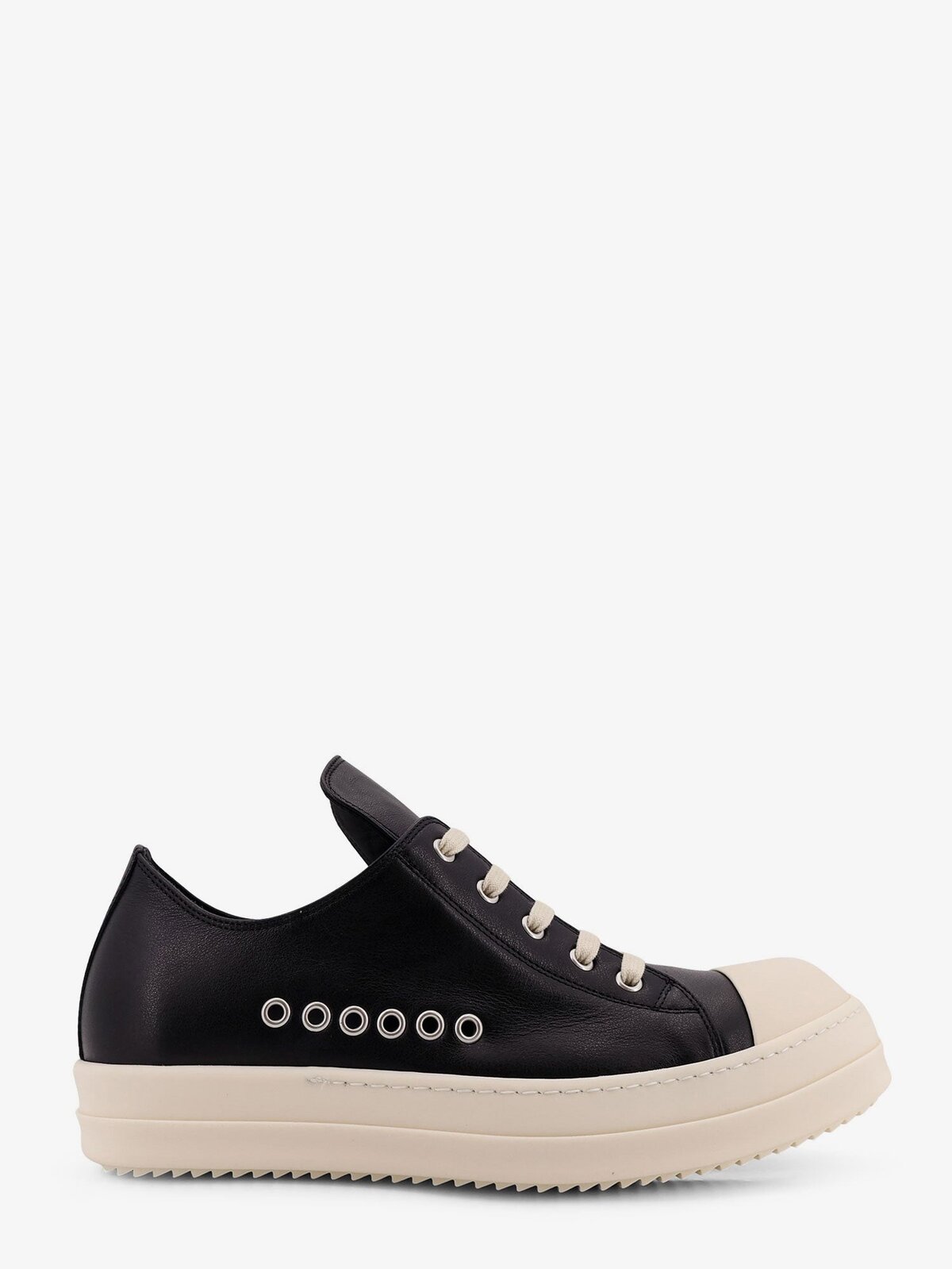 RICK OWENS Leather Sneakers