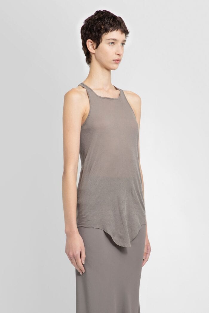 RICK OWENS Lido Basic Mini Rib Tank Top