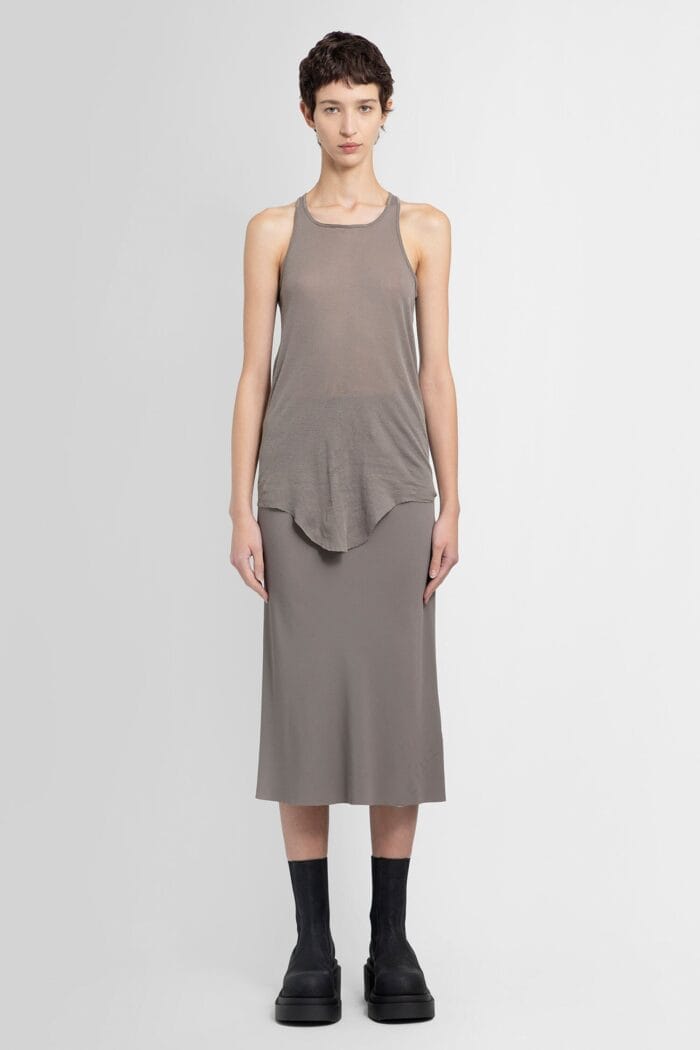 RICK OWENS Lido Basic Mini Rib Tank Top