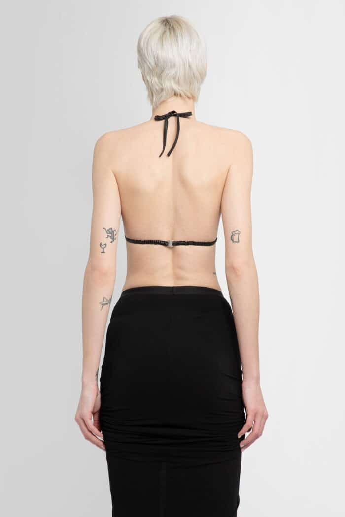 RICK OWENS Lido Bra In Radiated Ratsnake