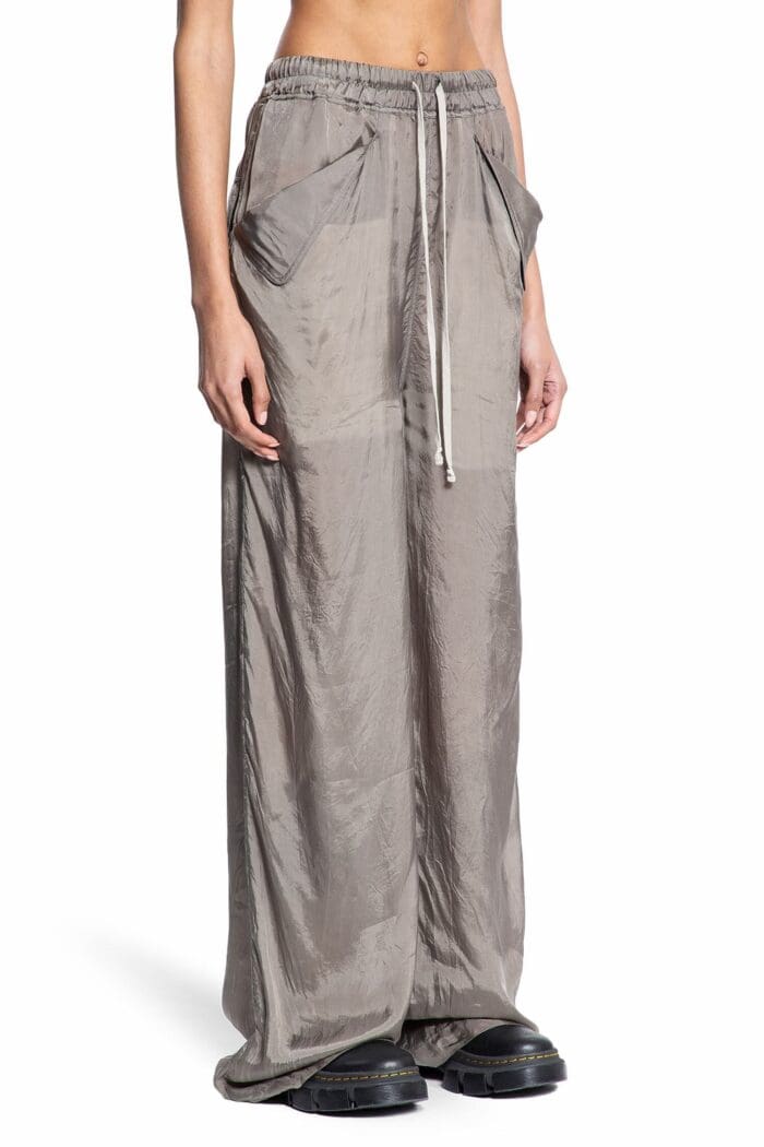 RICK OWENS Lido Lido Pants In Cupro Japonette