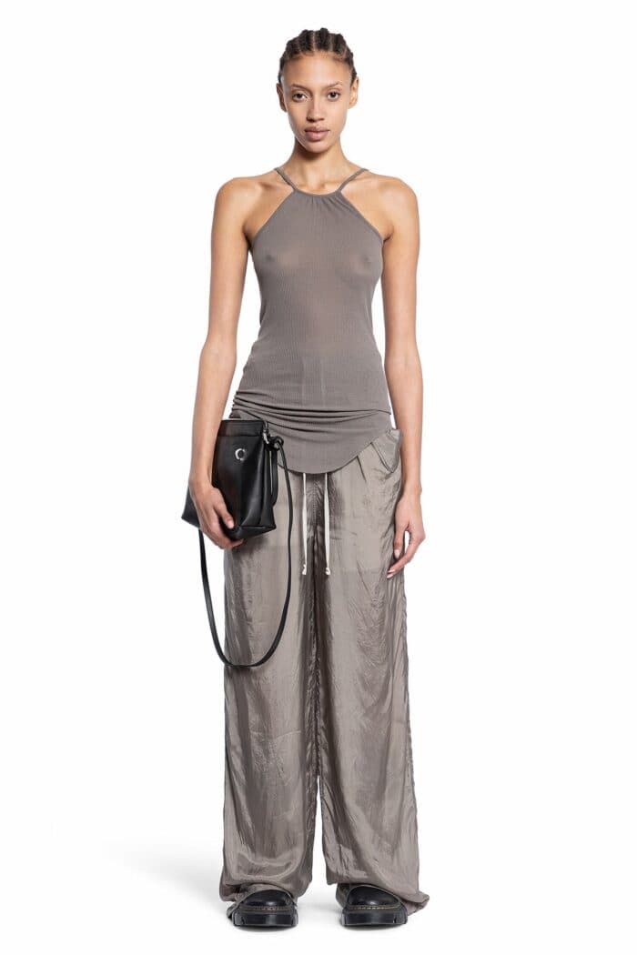 RICK OWENS Lido Lido Pants In Cupro Japonette