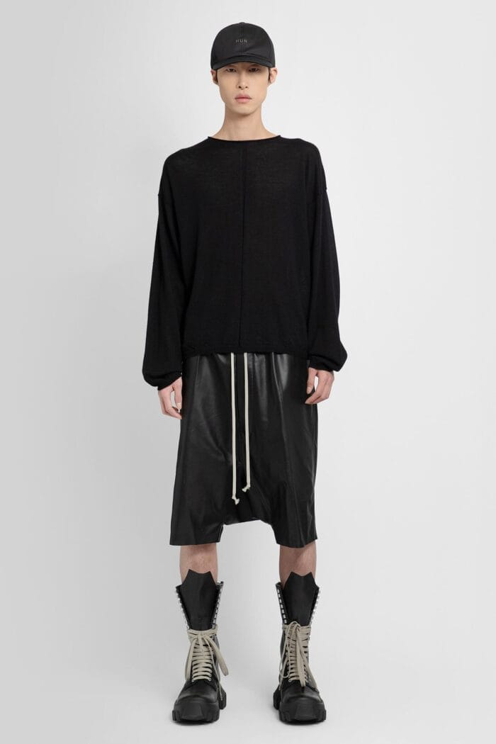 RICK OWENS Lido Pull In Lightweight Rasato Knit