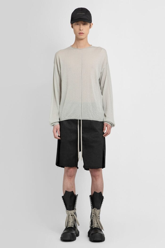 rick owens lido pull in lightweight rasato knit RICK OWENS Lido Pull In Lightweight Rasato Knit