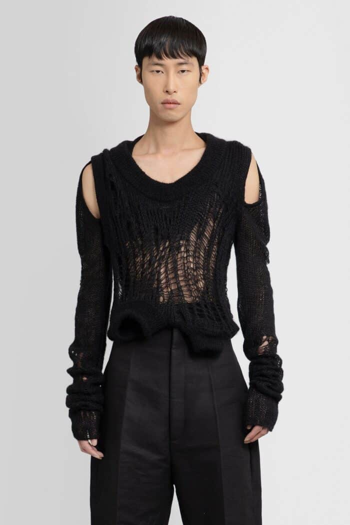 RICK OWENS Lido Spider Banana Sweater