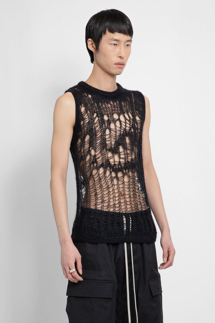 RICK OWENS Lido Spider Net Vest