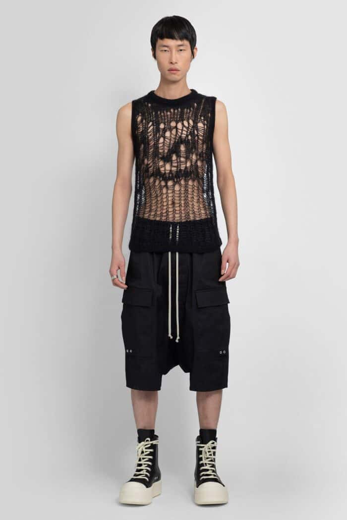 RICK OWENS Lido Spider Net Vest