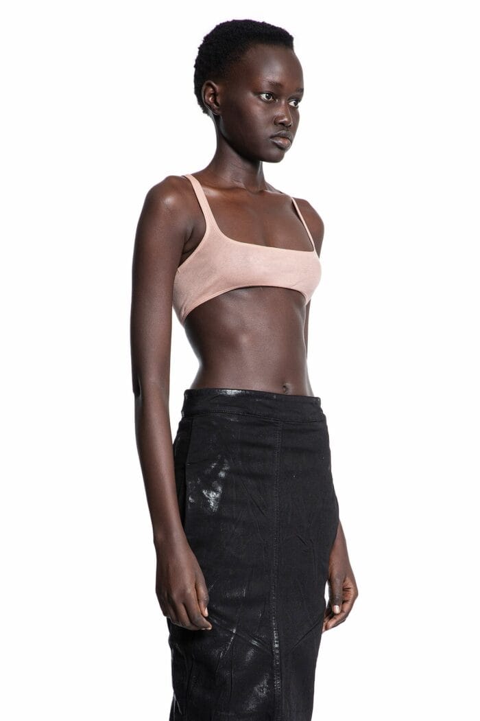 RICK OWENS Lido Unhorny Top In Cotton Gauze Jersey