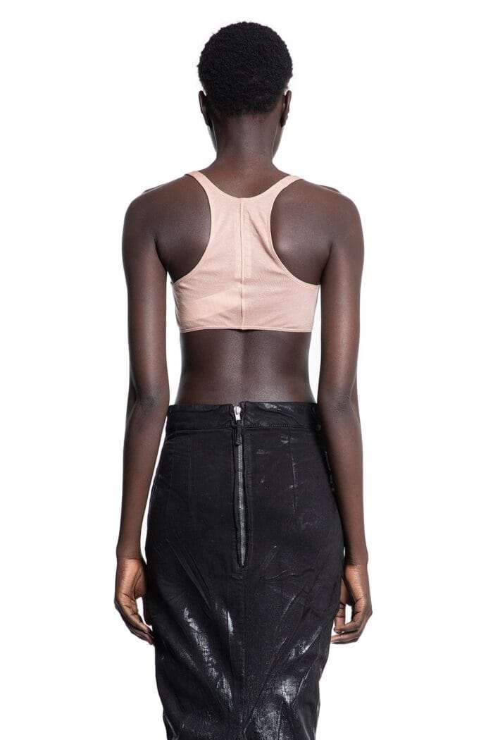 RICK OWENS Lido Unhorny Top In Cotton Gauze Jersey