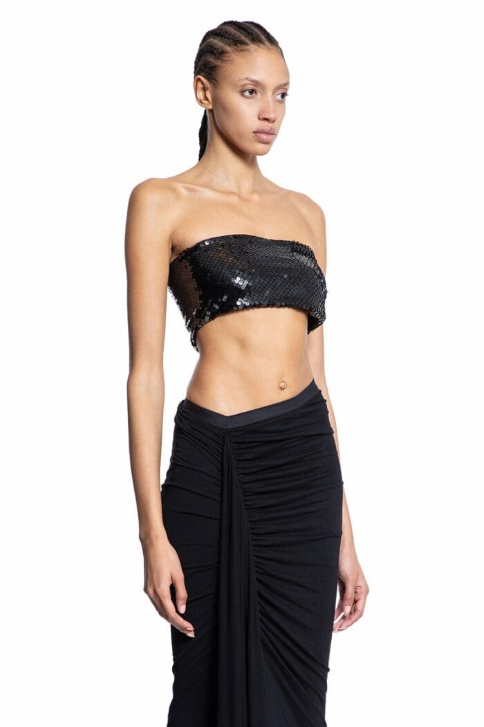 RICK OWENS LILIES Lido Sequin Sleveless Top