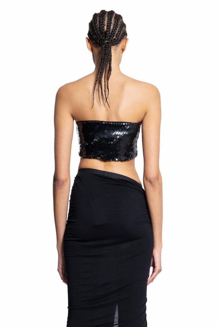 RICK OWENS LILIES Lido Sequin Sleveless Top