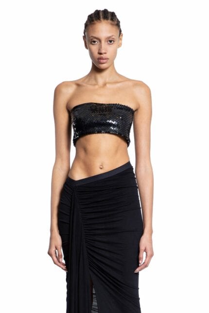 RICK OWENS LILIES Lido Sequin Sleveless Top