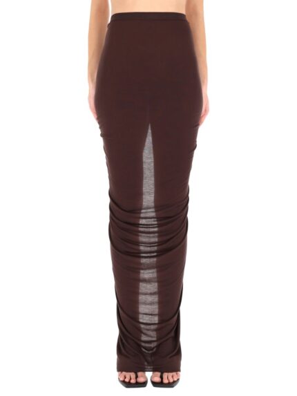 RICK OWENS LILIES LONG "EVA" SKIRT