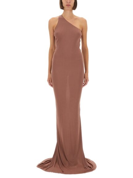 RICK OWENS LILIES LONG ONE-SHOULDER DRESS