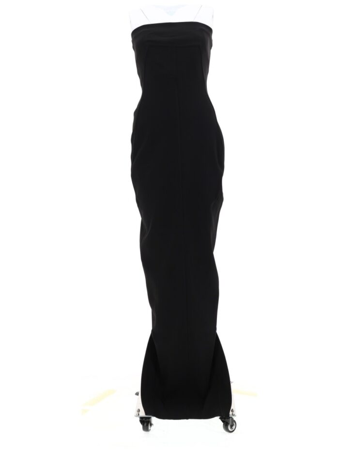 RICK OWENS LONG "BUSTIER GOWN" DRESS