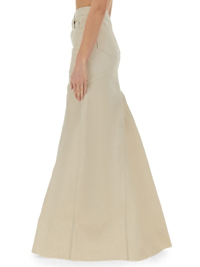 RICK OWENS LONG SKIRT