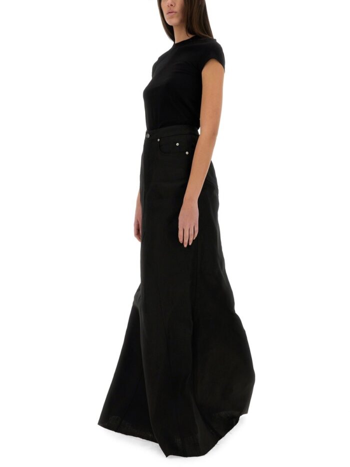RICK OWENS LONG SKIRT