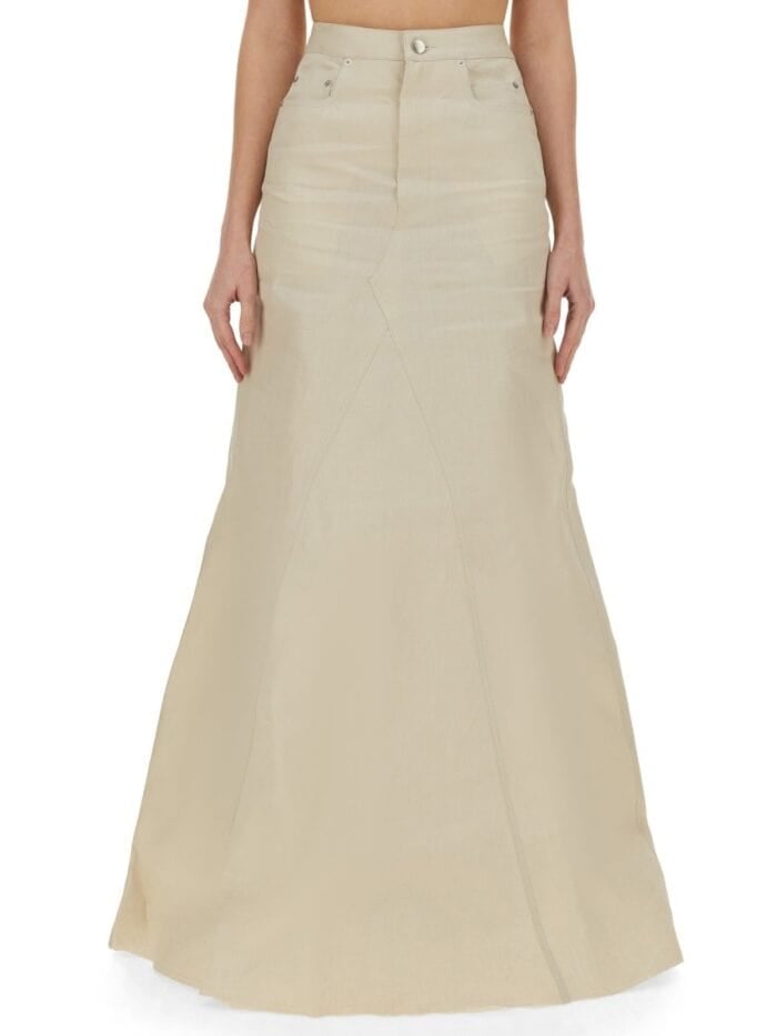 RICK OWENS LONG SKIRT