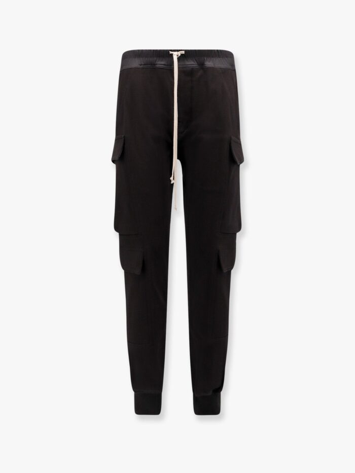 RICK OWENS Mastodon Megacargo Organic Cotton Jogging Trouser