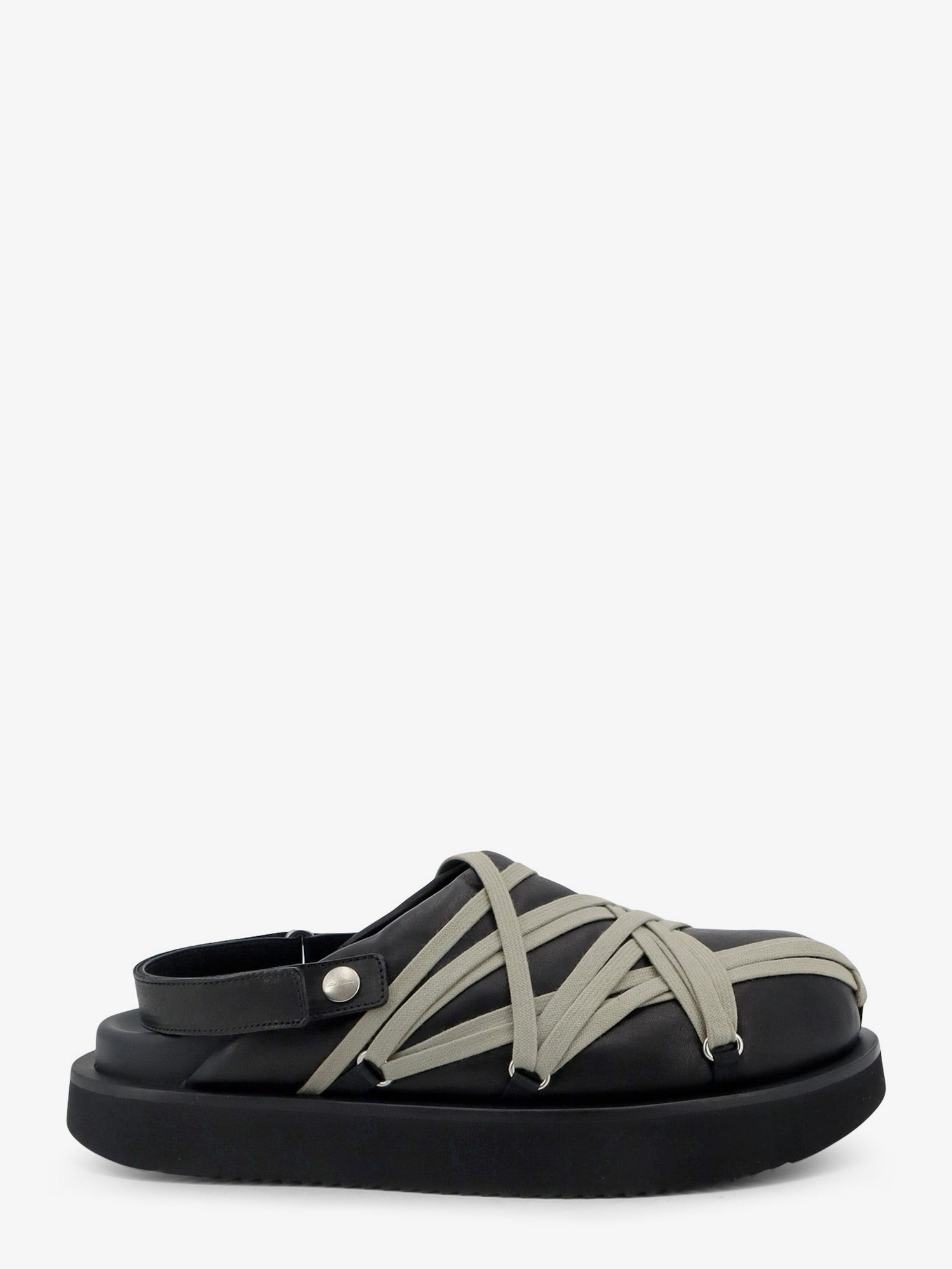 RICK OWENS Megalace Leather Sandals