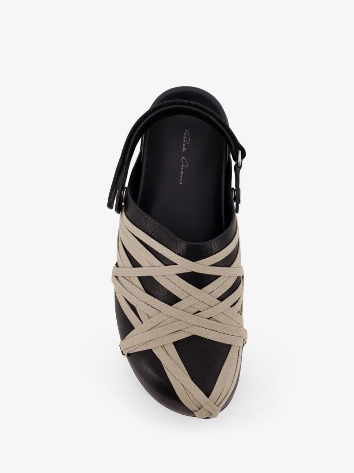 RICK OWENS Megalaced Leather Mule