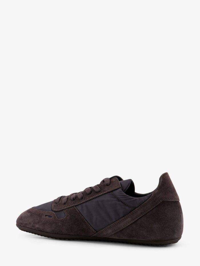 RICK OWENS Minimal Nylon And Suede Sneakers