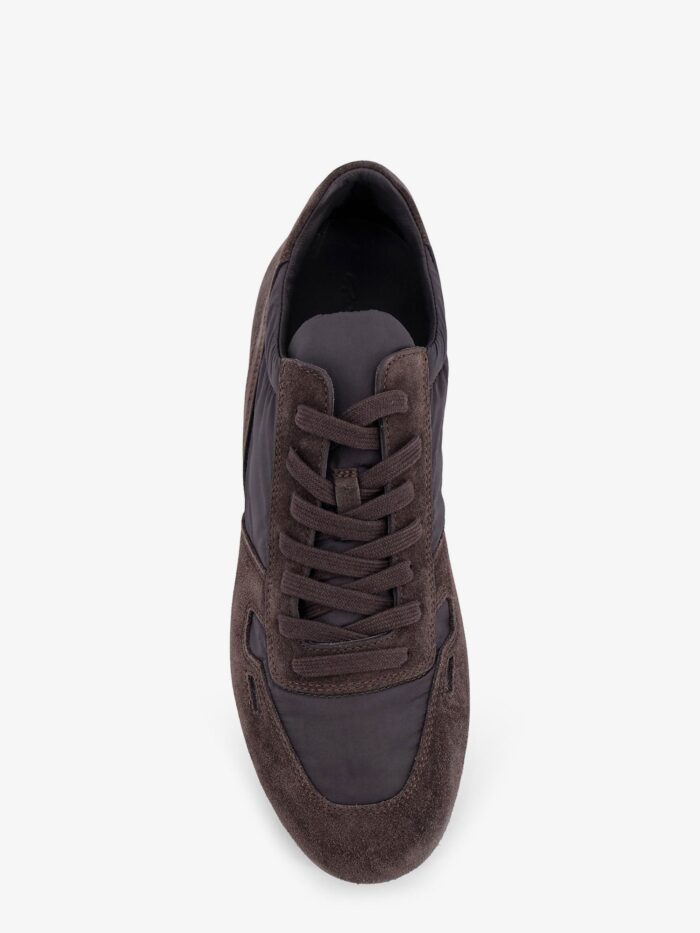 RICK OWENS Minimal Nylon And Suede Sneakers