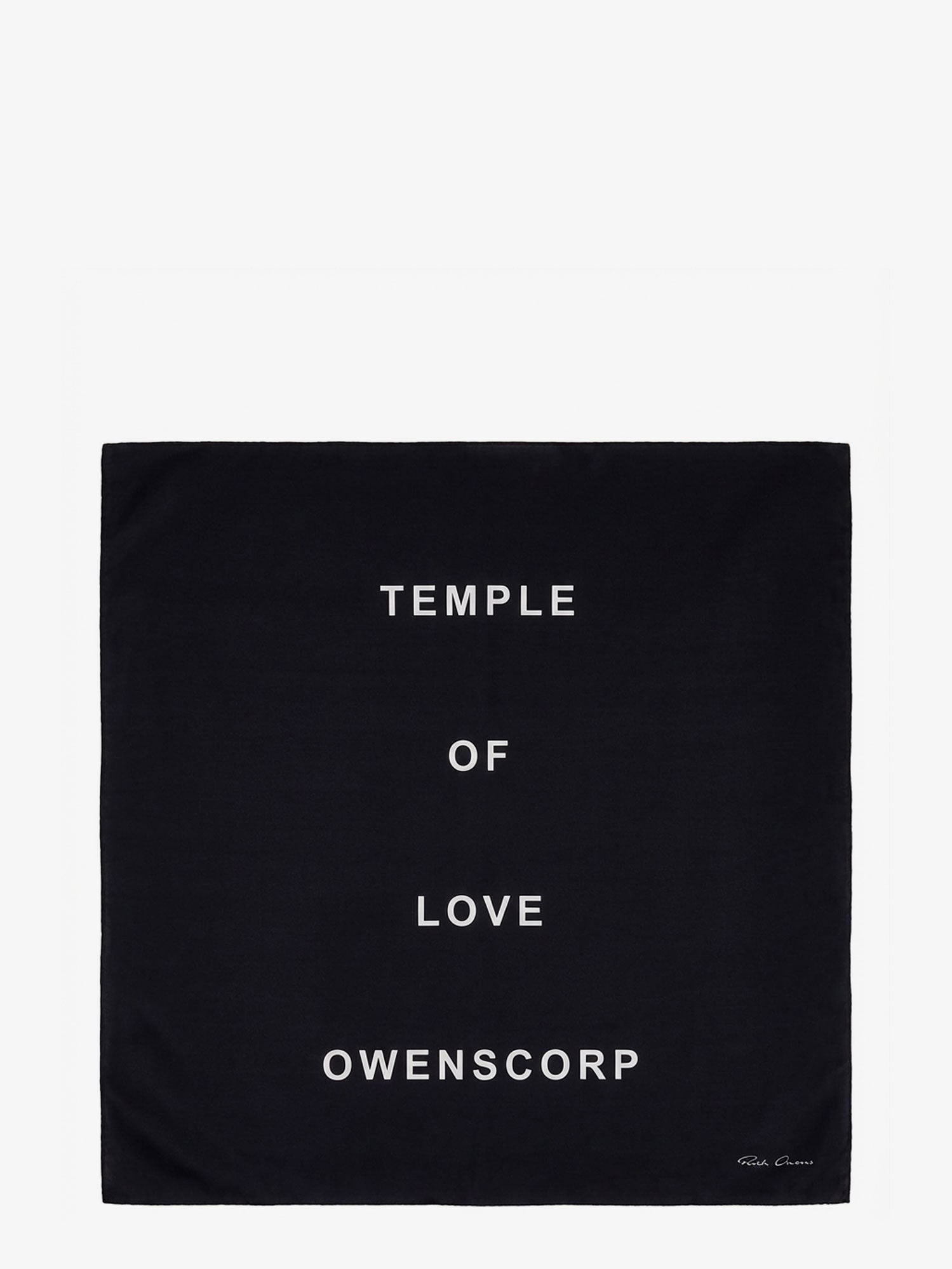 RICK OWENS Modal And Silk Blend Scarf