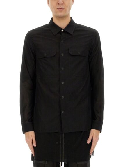 RICK OWENS OUTERSHIRT IN CELADON