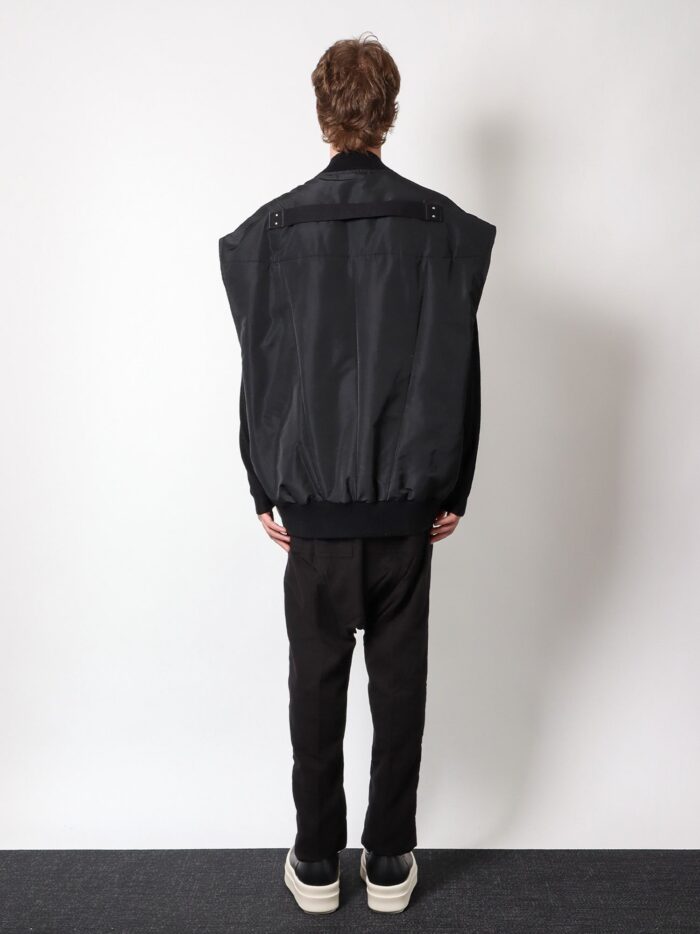 RICK OWENS Padded Recycled Nylon Sleeveless Jacket