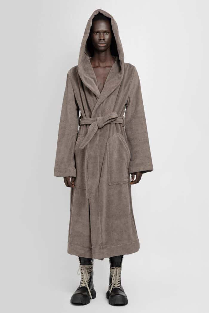 RICK OWENS Pentagram Bathrobe In Cotton