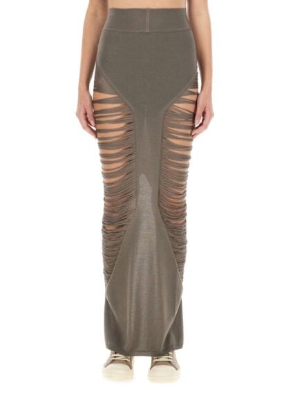 RICK OWENS "PILLAR" MAXI SKIRT