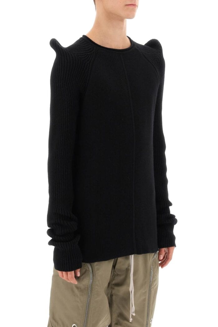 Rick Owens Pointy Shoulders Cashmere Sweater