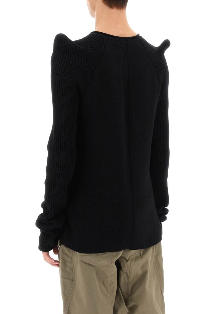 Rick Owens Pointy Shoulders Cashmere Sweater