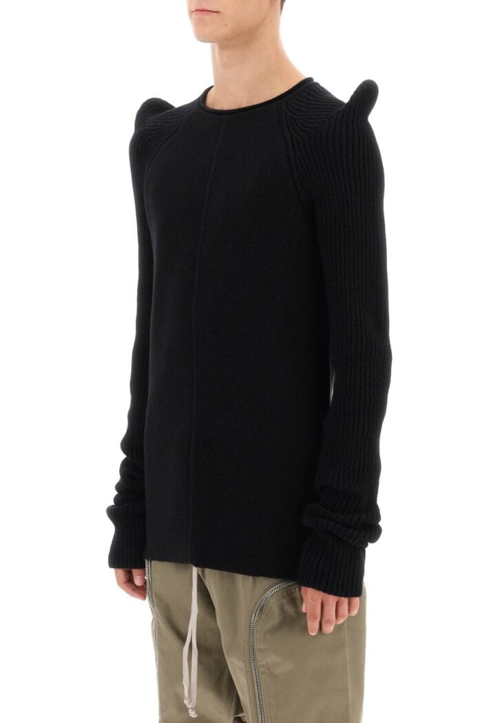 Rick Owens Pointy Shoulders Cashmere Sweater