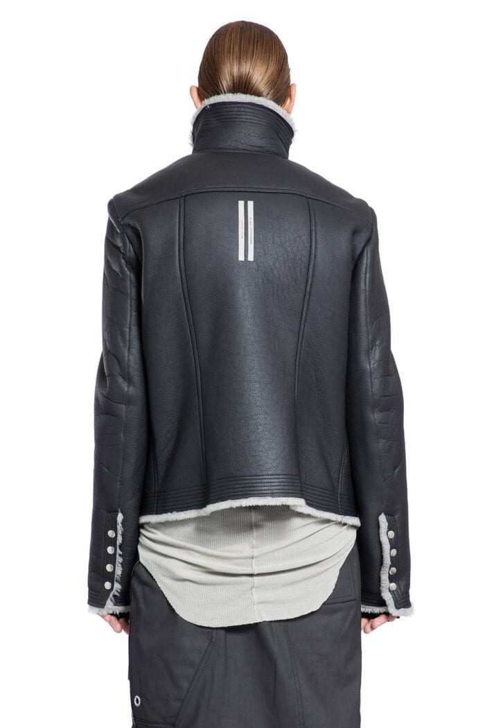 RICK OWENS Porterville Bauhaus Jacket In Merino Shearling